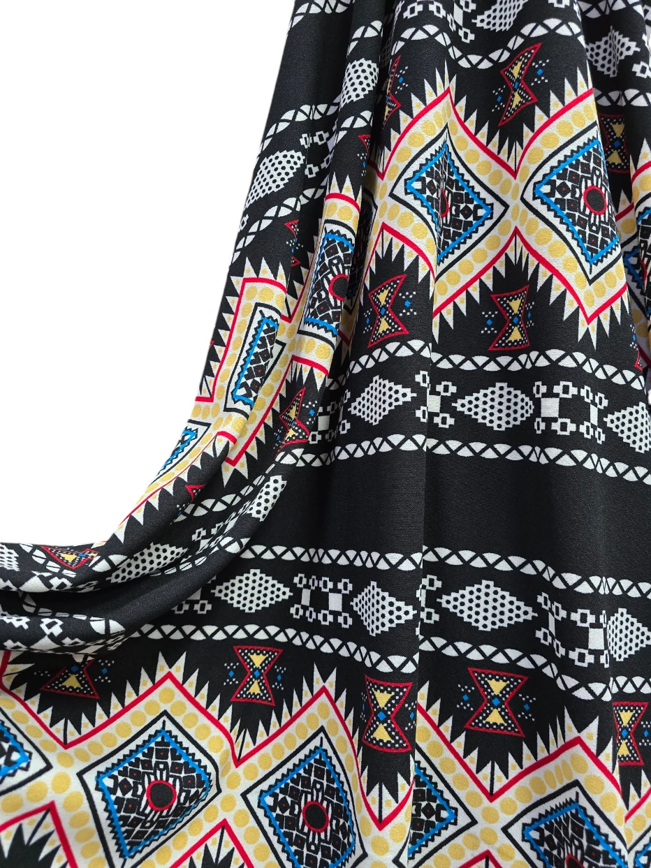 Jerse scuba crep imprimeu aztec 